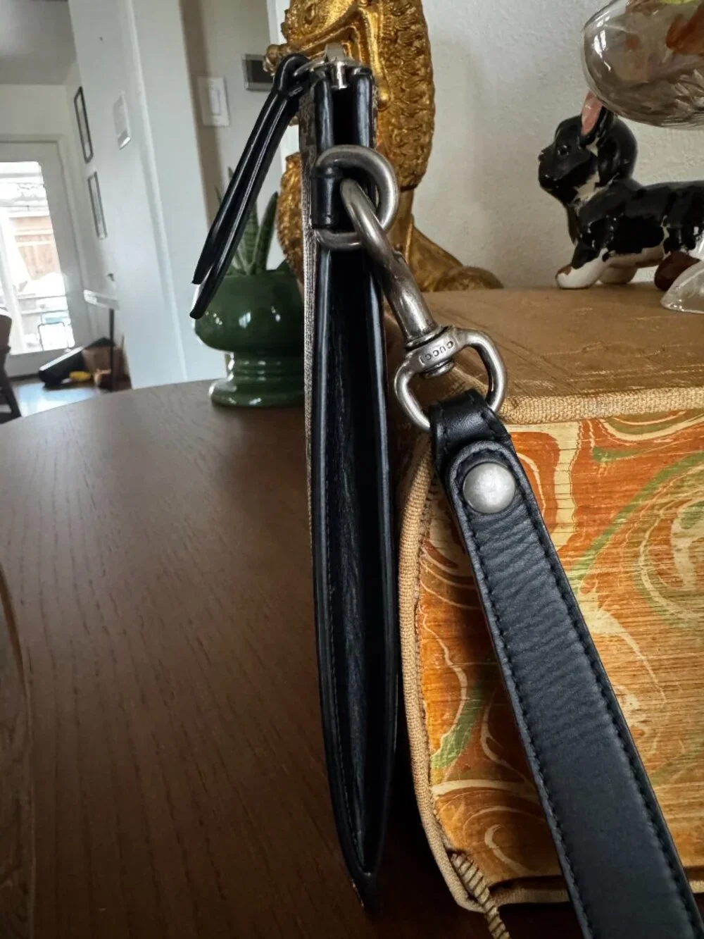 Gucci GG Supreme “L’Aveugle Par Amour” Tiger Zip Pouch / Clutch - Picture 4 of 12